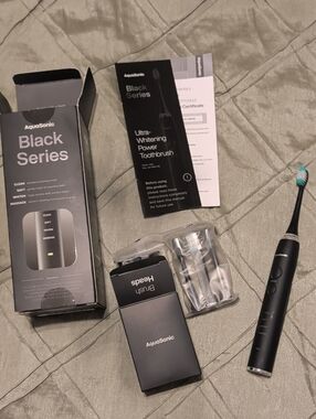 AquaSonic Black Series Electric Toothbrush - Black